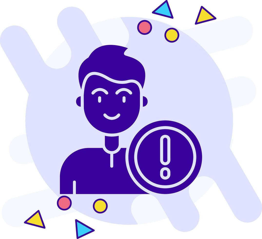 Error freestyle solid Icon vector