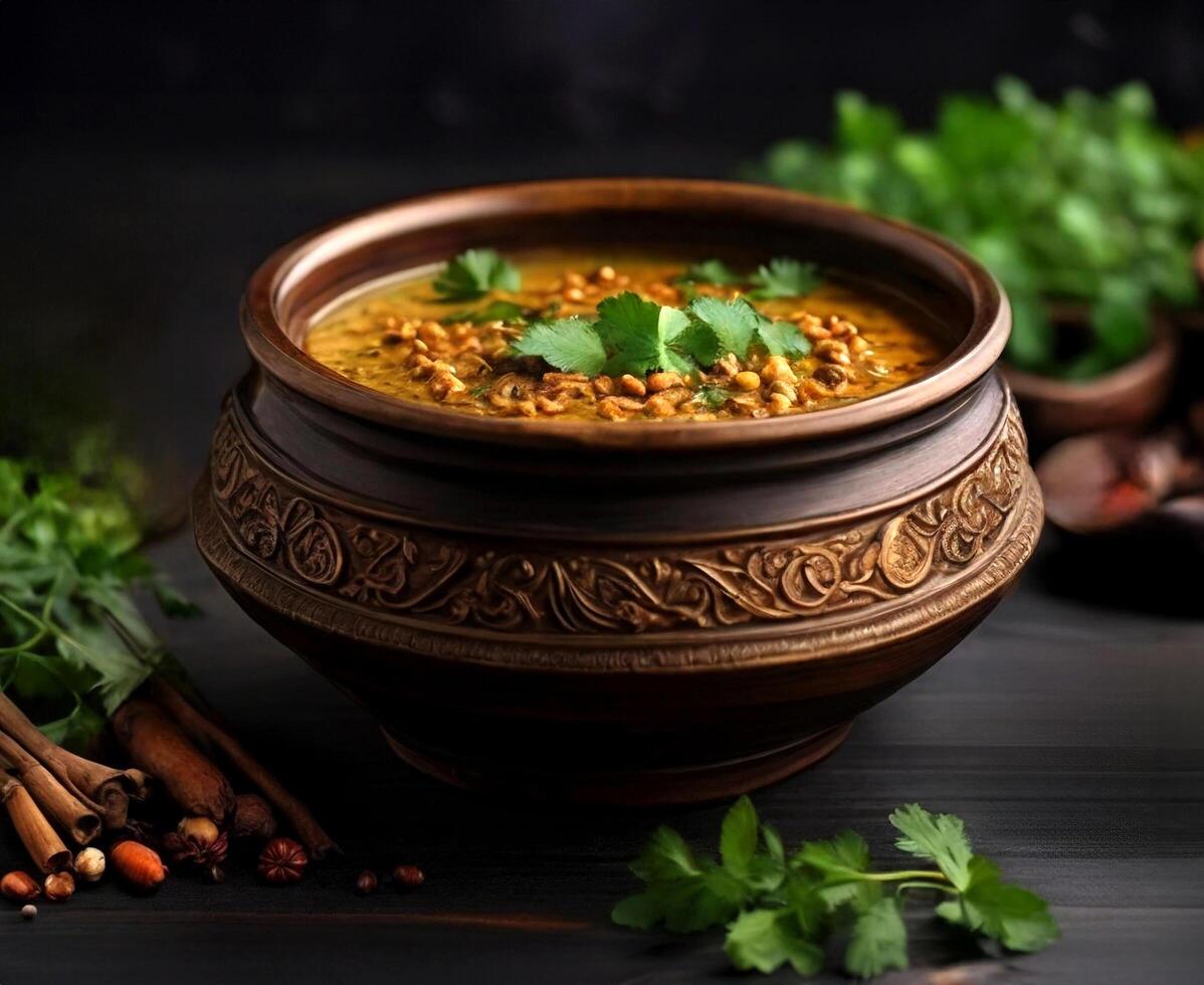 AI generated Generated image special haleem photo