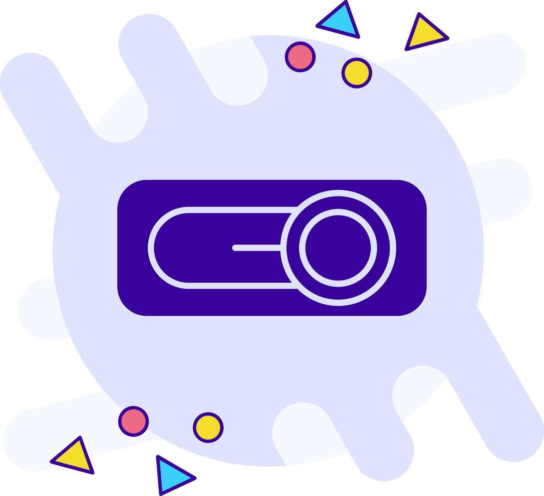 Switch freestyle solid Icon vector