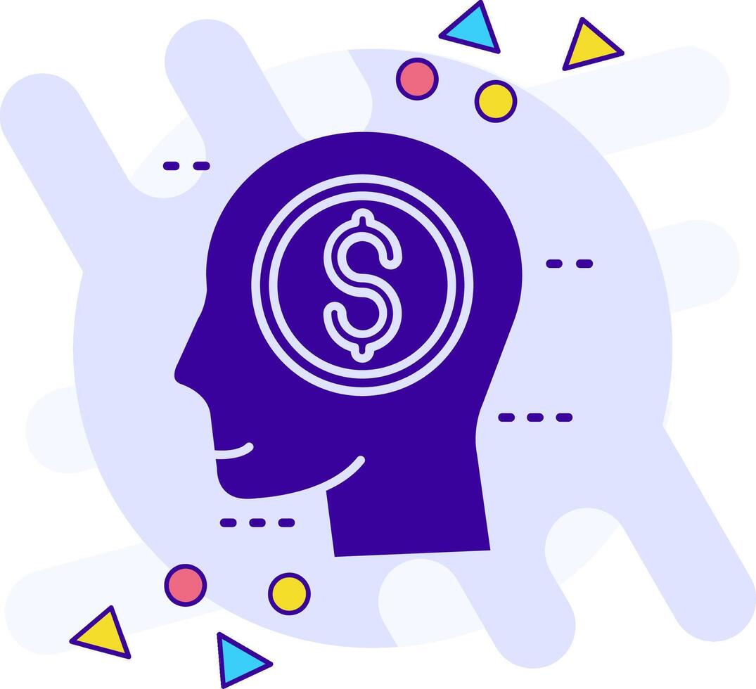 Greed freestyle solid Icon vector