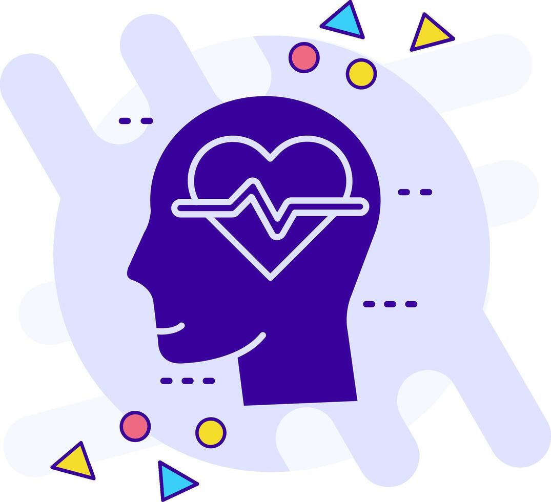 Wellness freestyle solid Icon vector