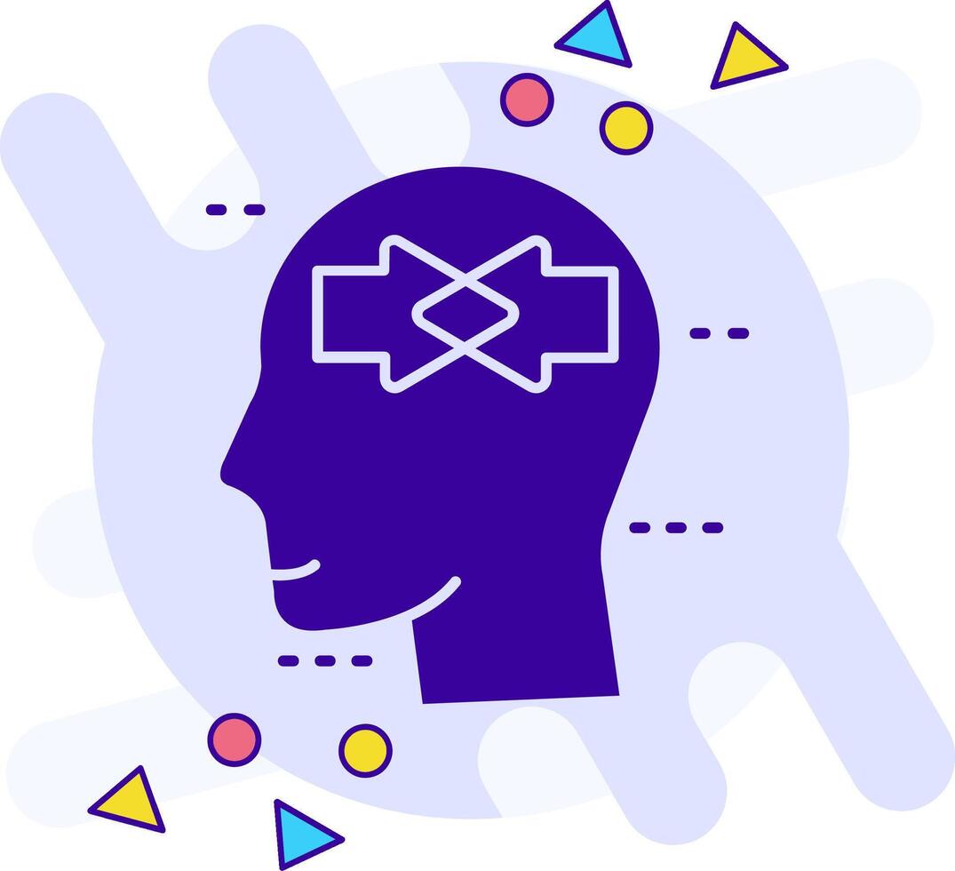 Conflict freestyle solid Icon vector