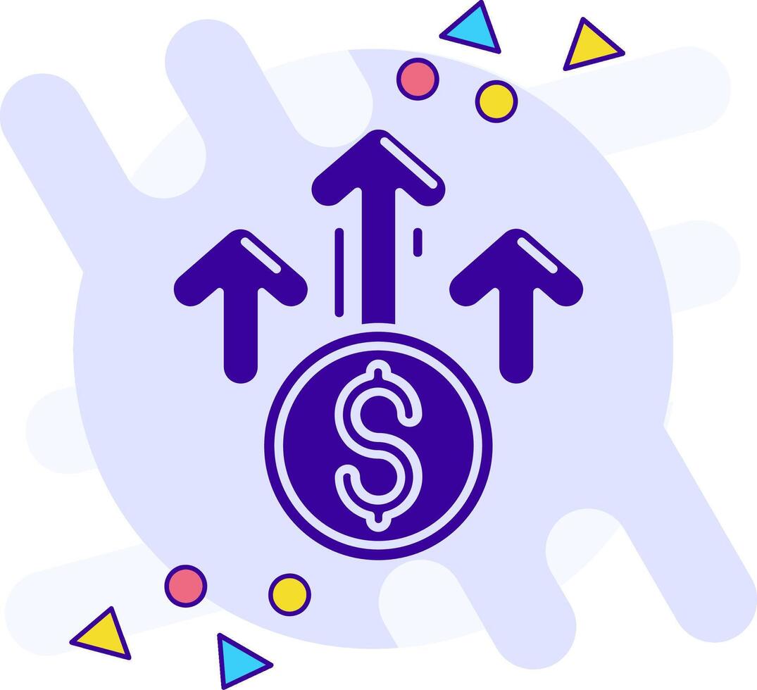 Increase freestyle solid Icon 38524302 Vector Art at Vecteezy