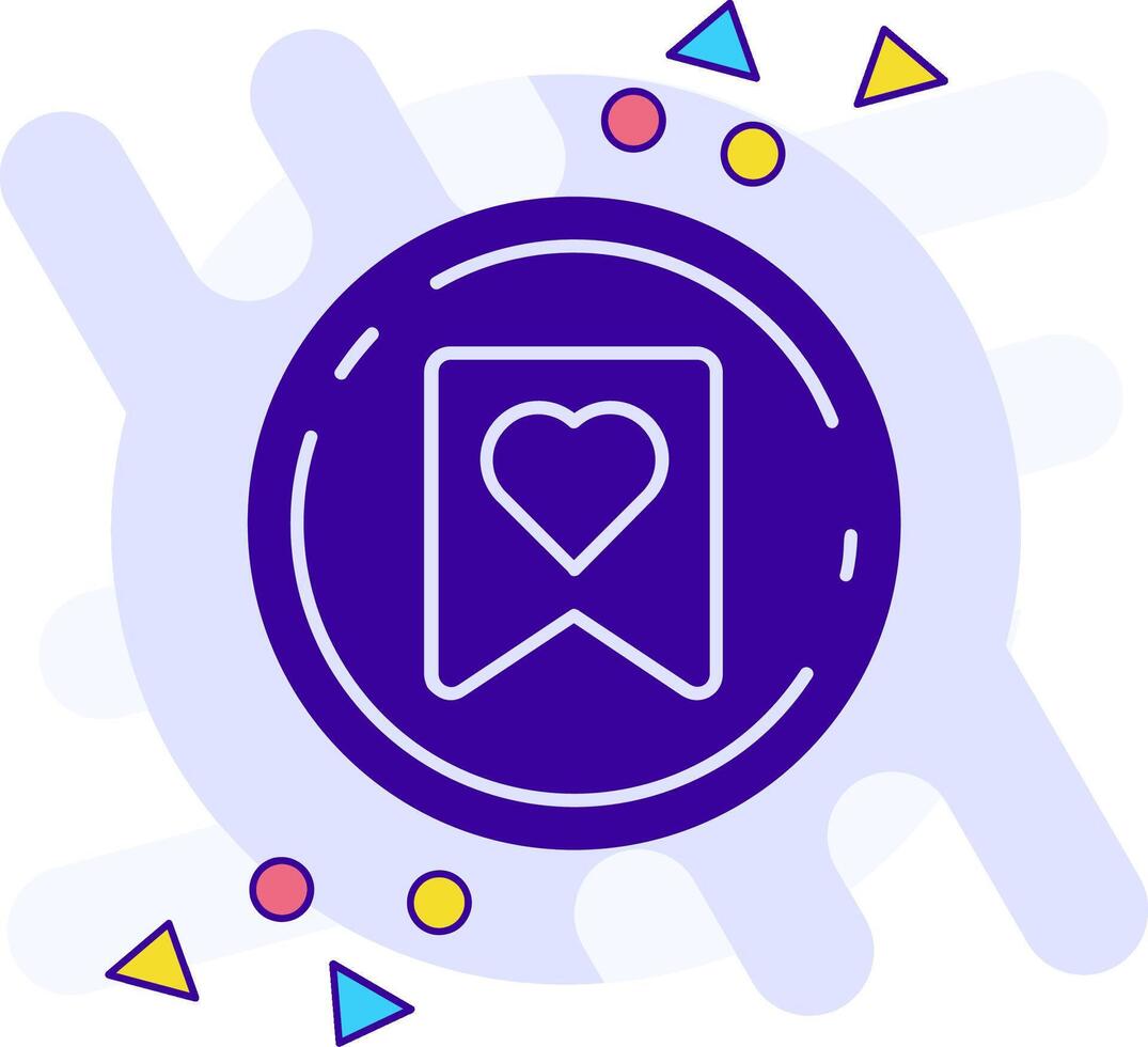 Favourite freestyle solid Icon vector