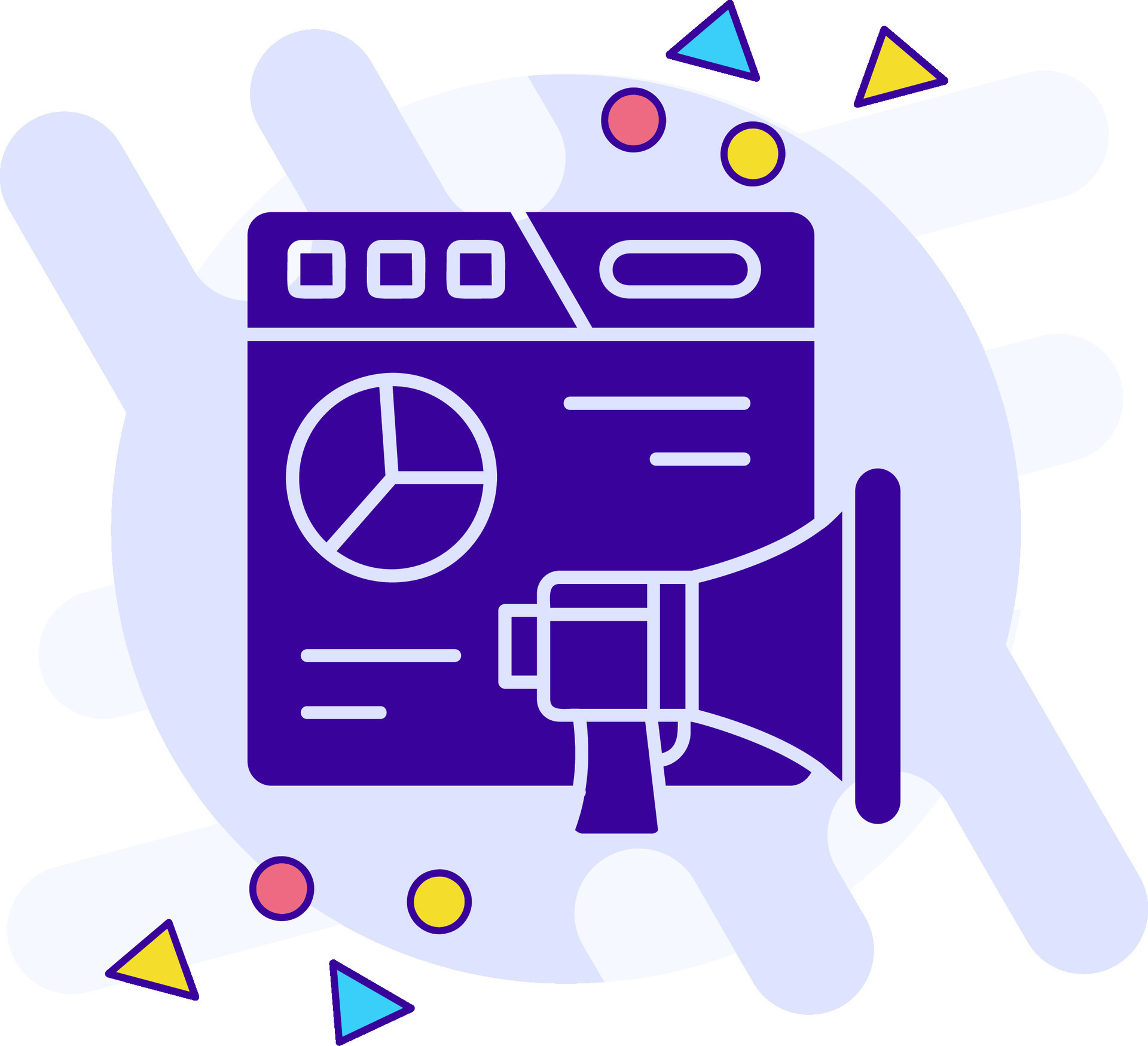 Marketing freestyle solid Icon 38524577 Vector Art at Vecteezy