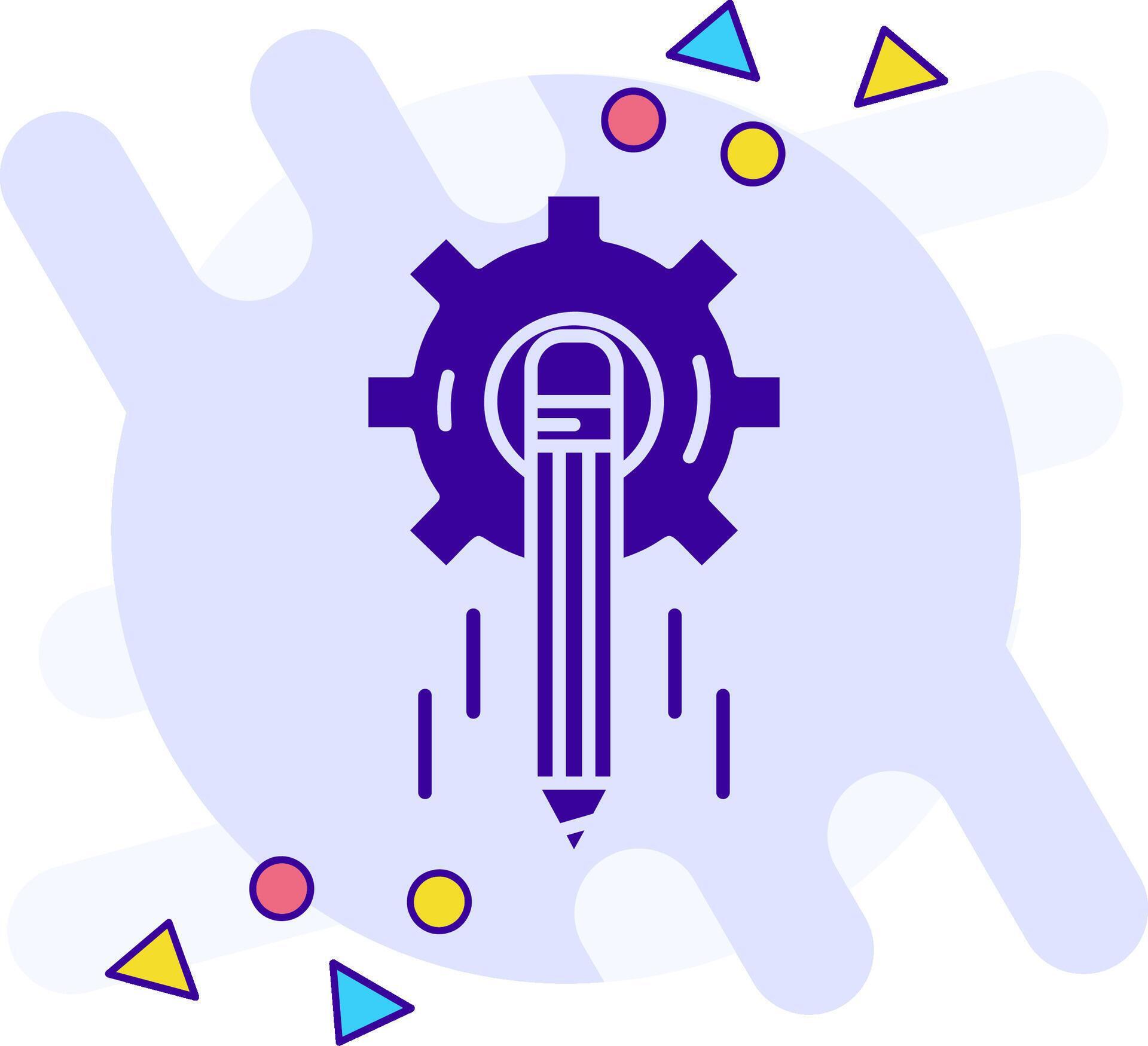 Design process freestyle solid Icon 38524665 Vector Art at Vecteezy
