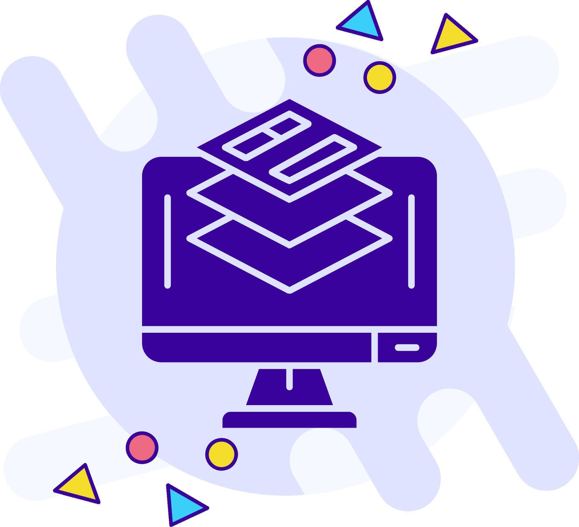 Layer freestyle solid Icon 38524681 Vector Art at Vecteezy