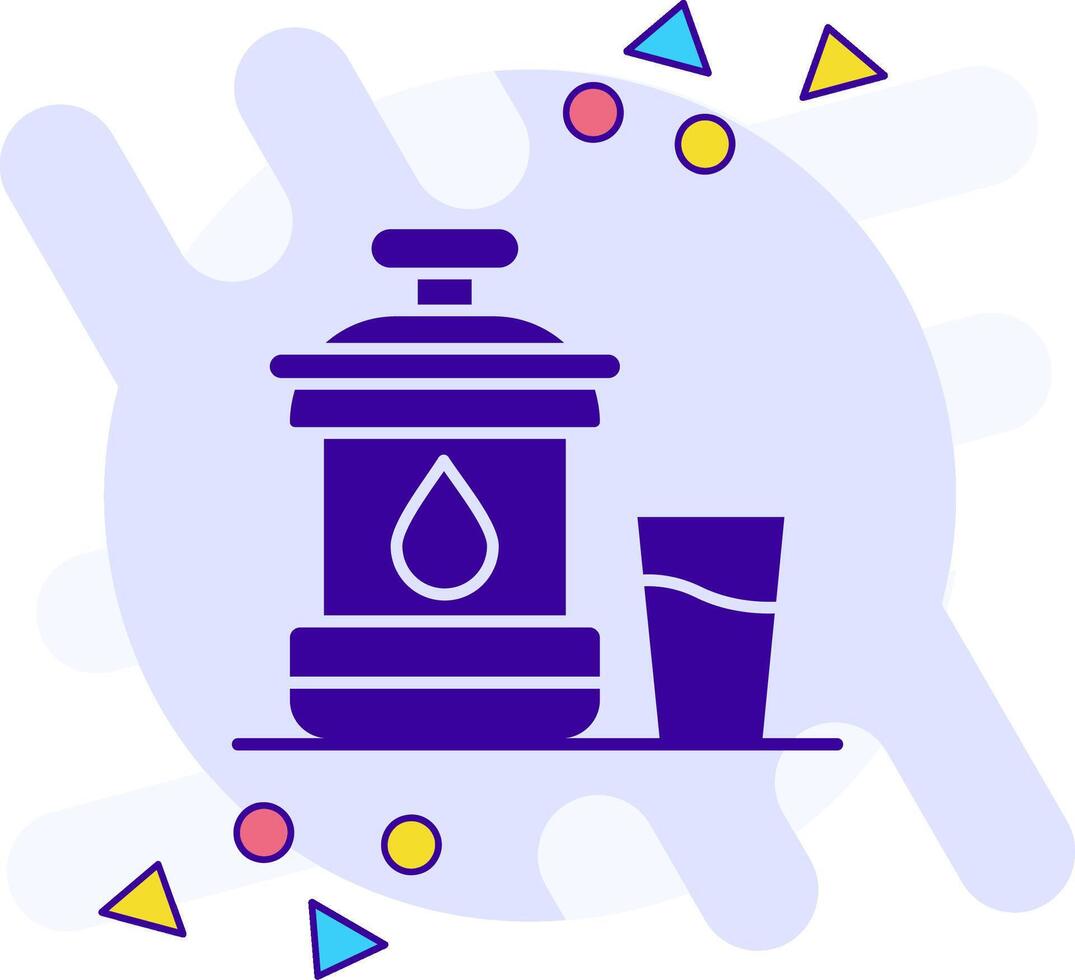 Zamzam freestyle solid Icon vector