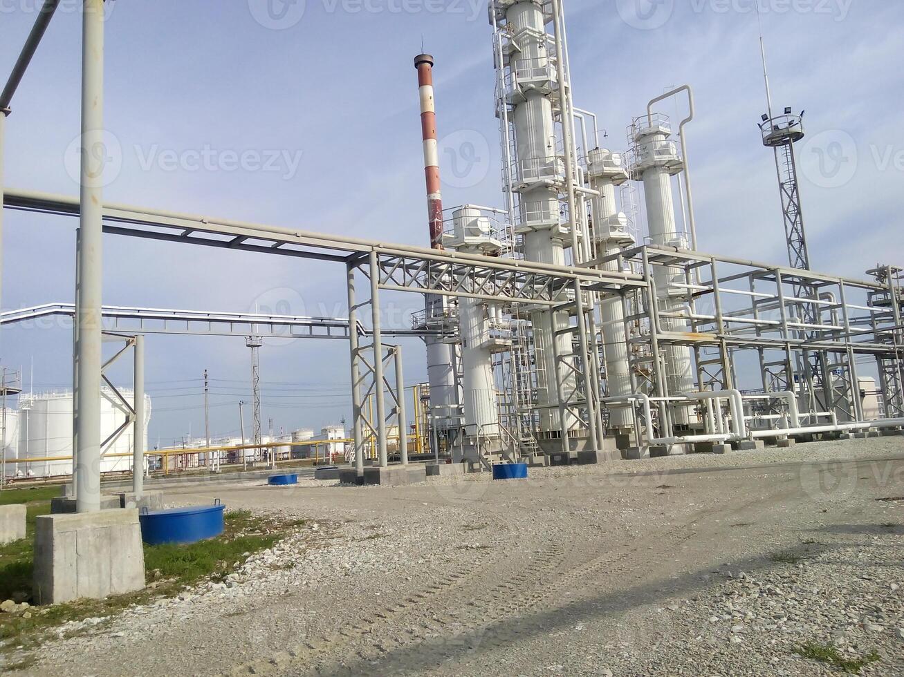 The oil refinery photo