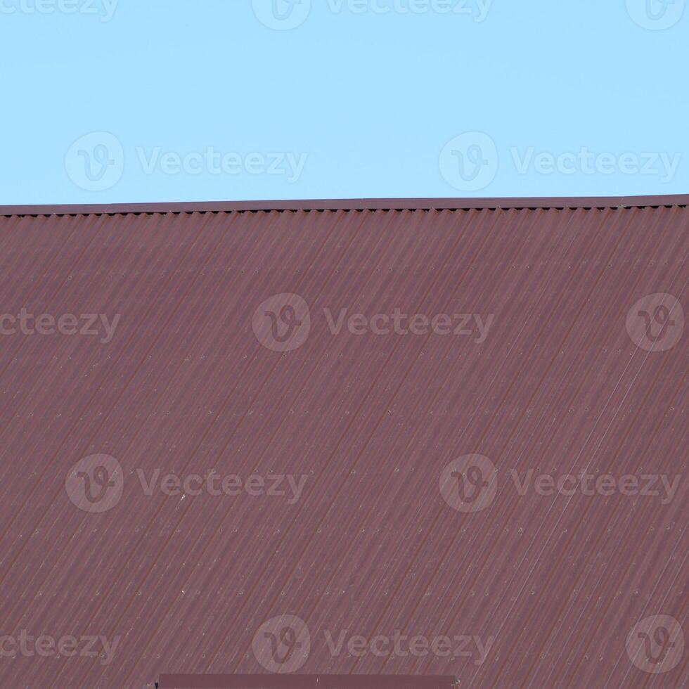 Roof metal sheets photo