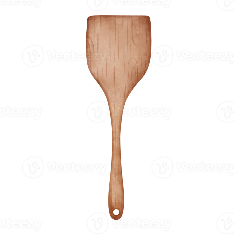 illustration-of-wooden-spatula-38525506-png