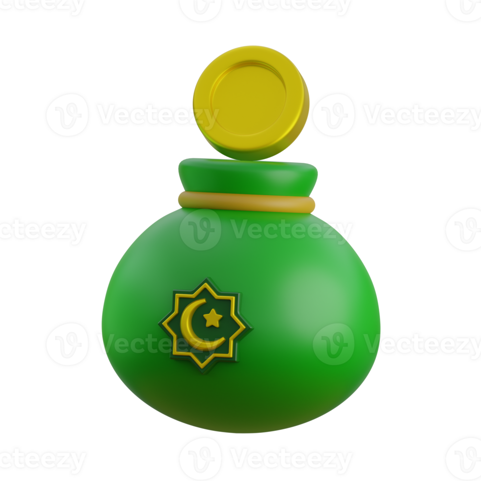 3d zakat ramadan icon png