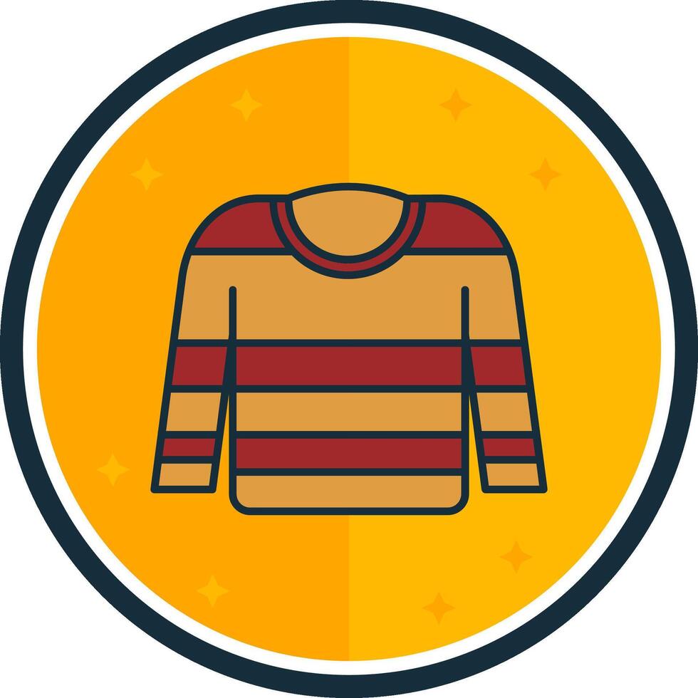 Jumper filled verse Icon vector