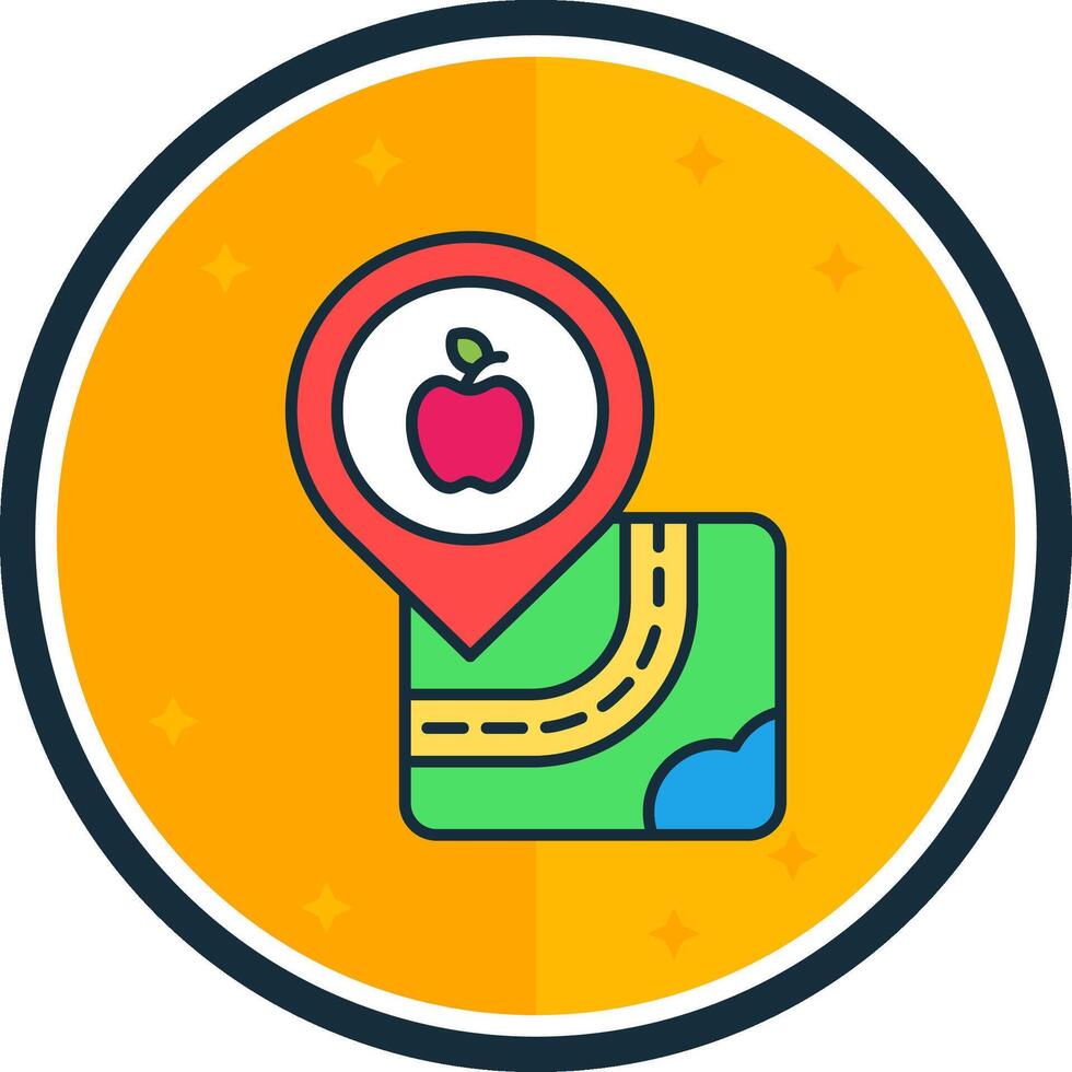 Glossaries filled verse Icon vector