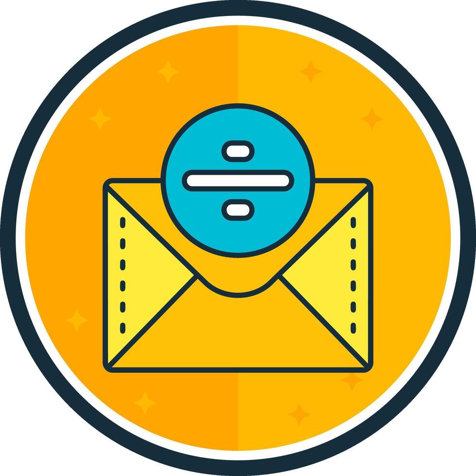 Divide filled verse Icon vector