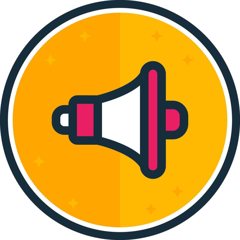 Speaker filled verse Icon vector
