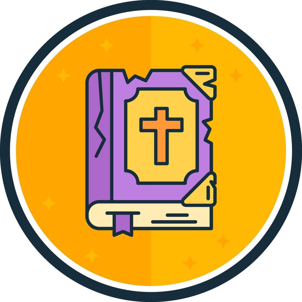 Bible filled verse Icon vector