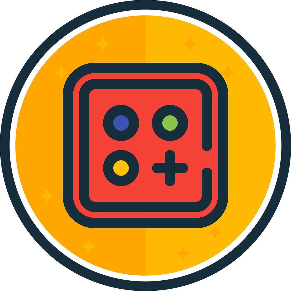 Menu filled verse Icon vector