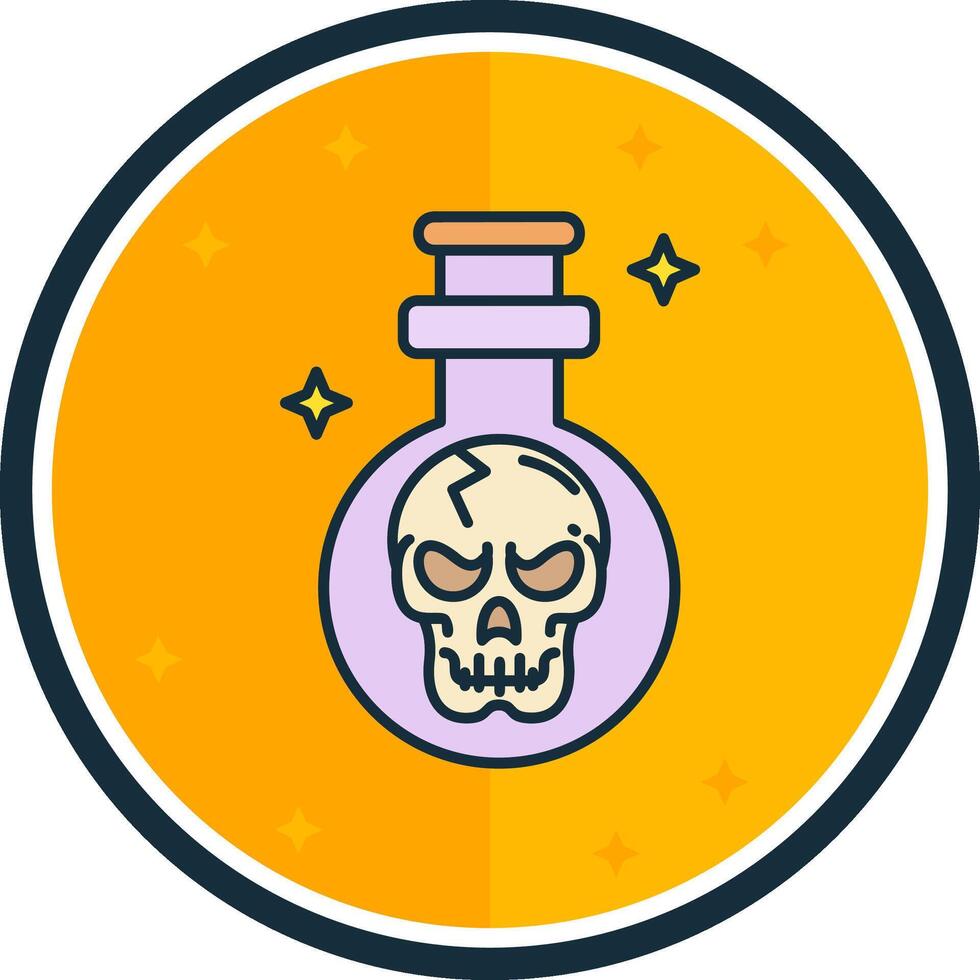 Potion filled verse Icon vector