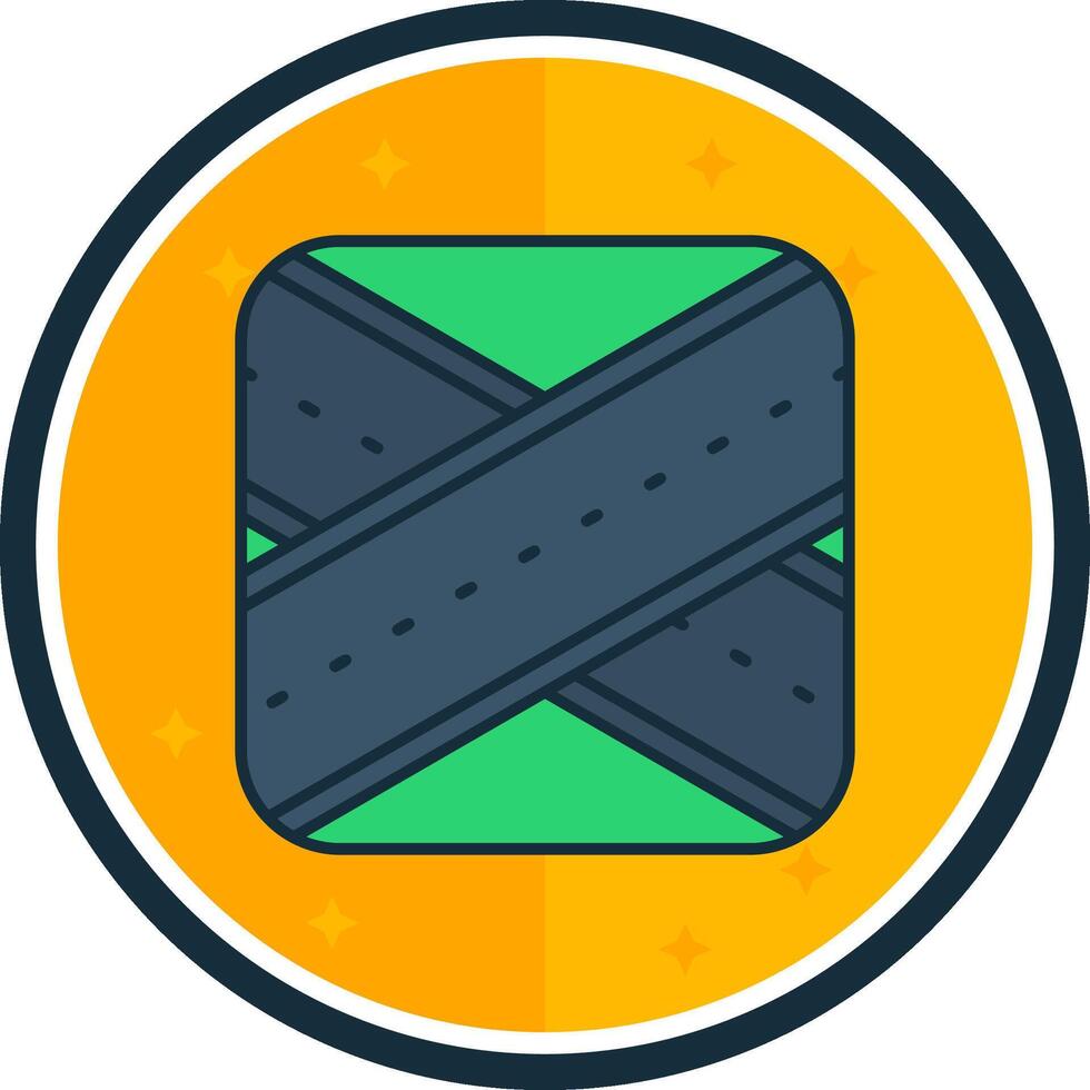 Overpass filled verse Icon vector
