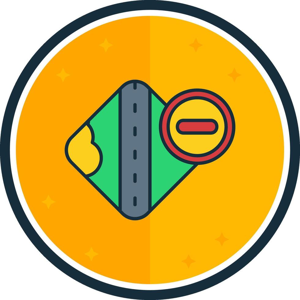 Block filled verse Icon vector