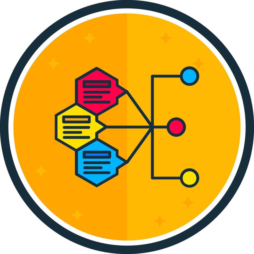 Index filled verse Icon vector