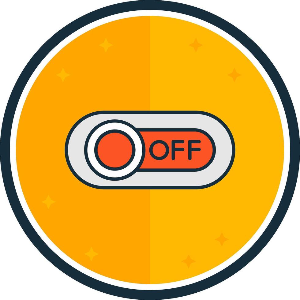 Off filled verse Icon vector