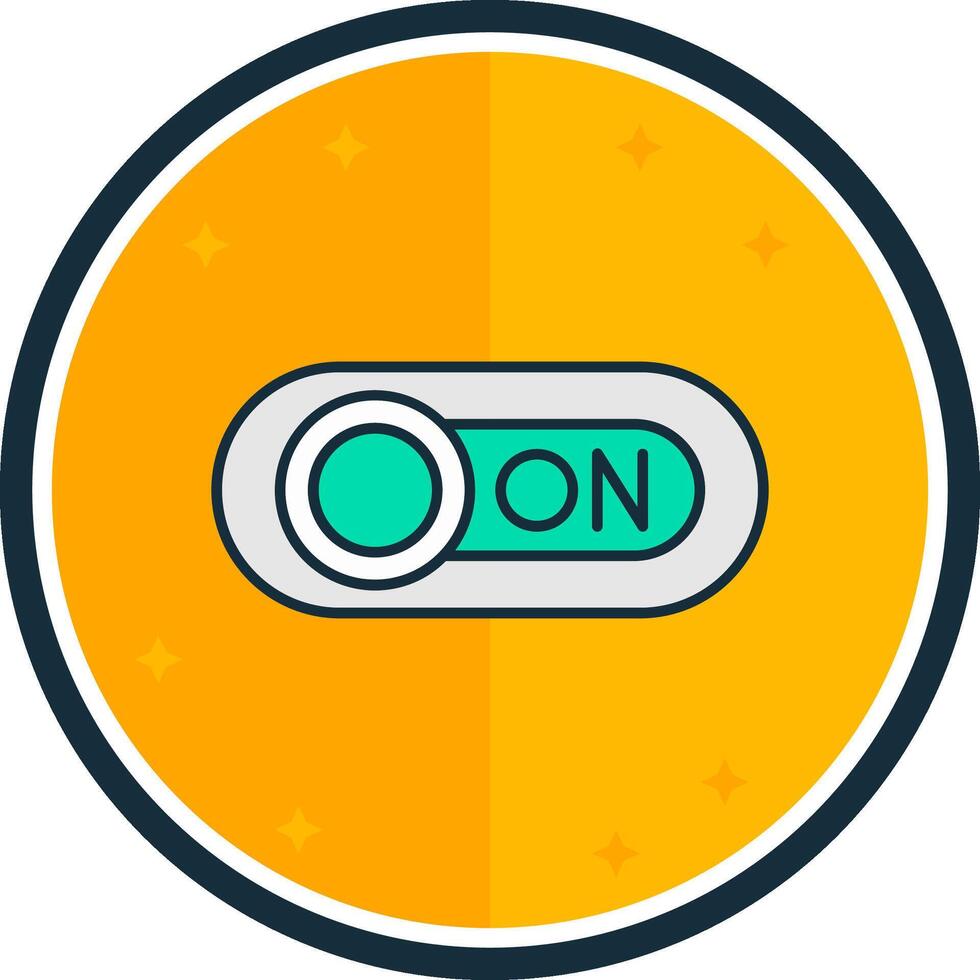 On filled verse Icon vector