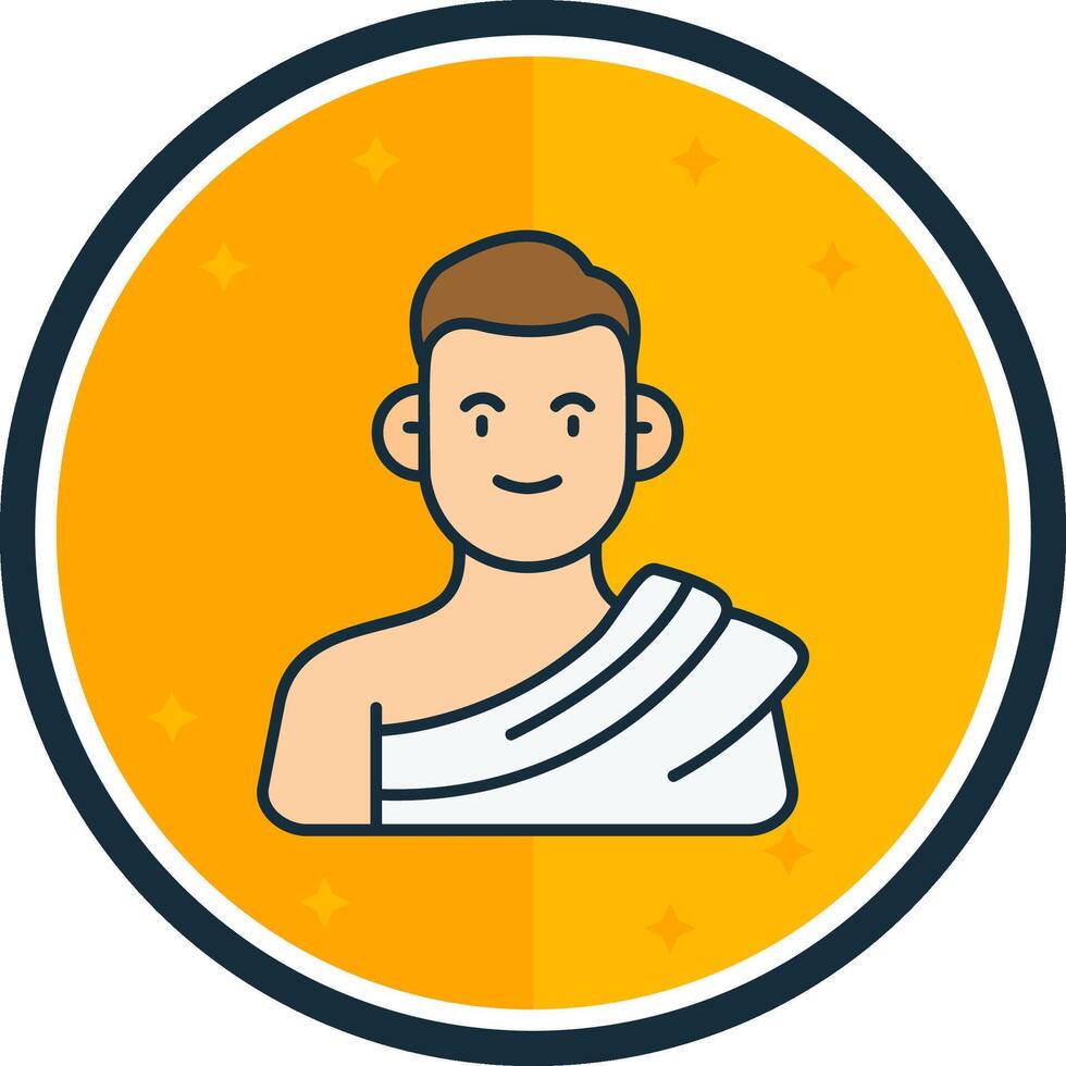 Muslim filled verse Icon vector