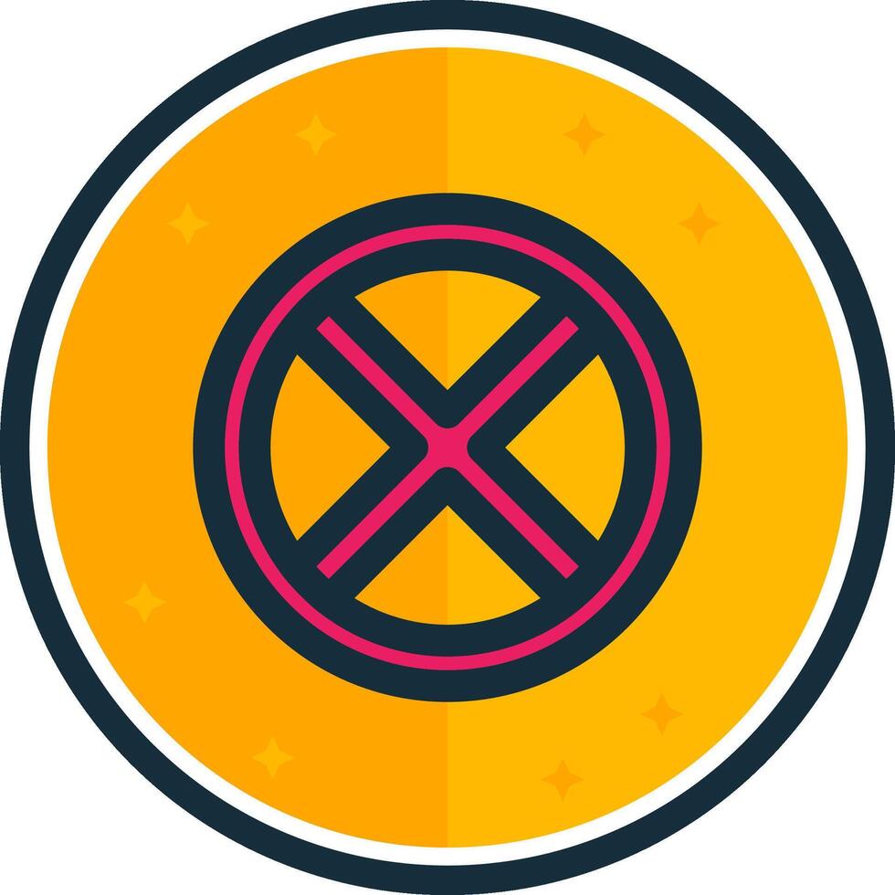 Block 2 filled verse Icon vector