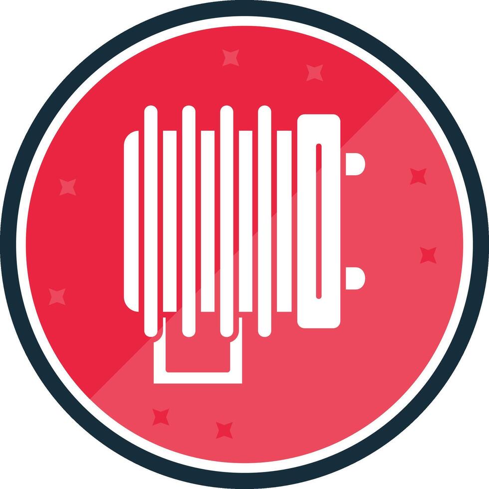 Heater Glyph verse Icon vector