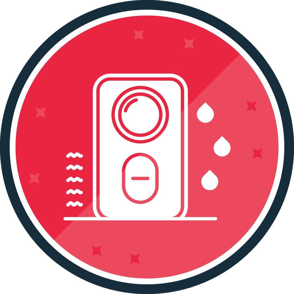 Humidifier Glyph verse Icon vector