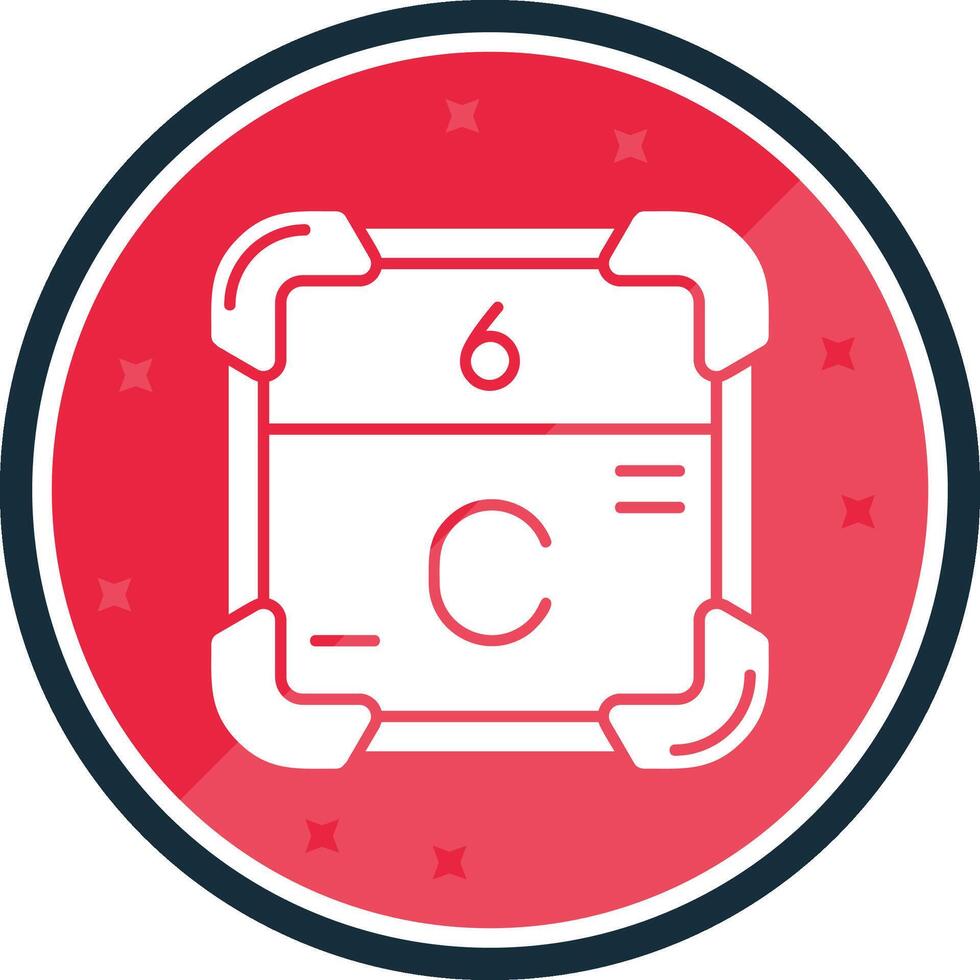 Carbon Glyph verse Icon vector