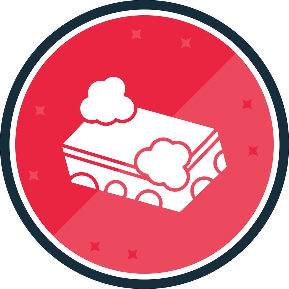 Sponge Glyph verse Icon vector