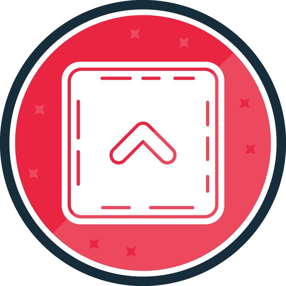 Chevron Glyph verse Icon vector