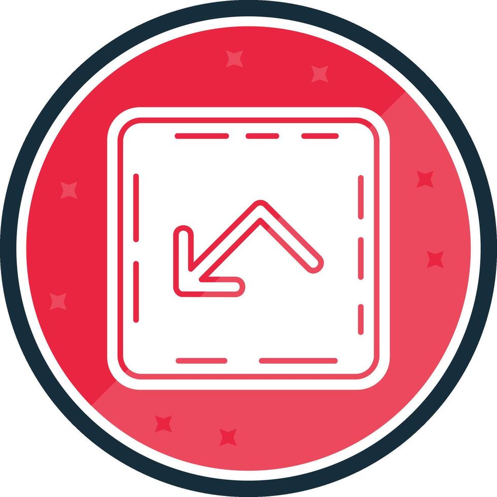 Bounce Glyph verse Icon vector