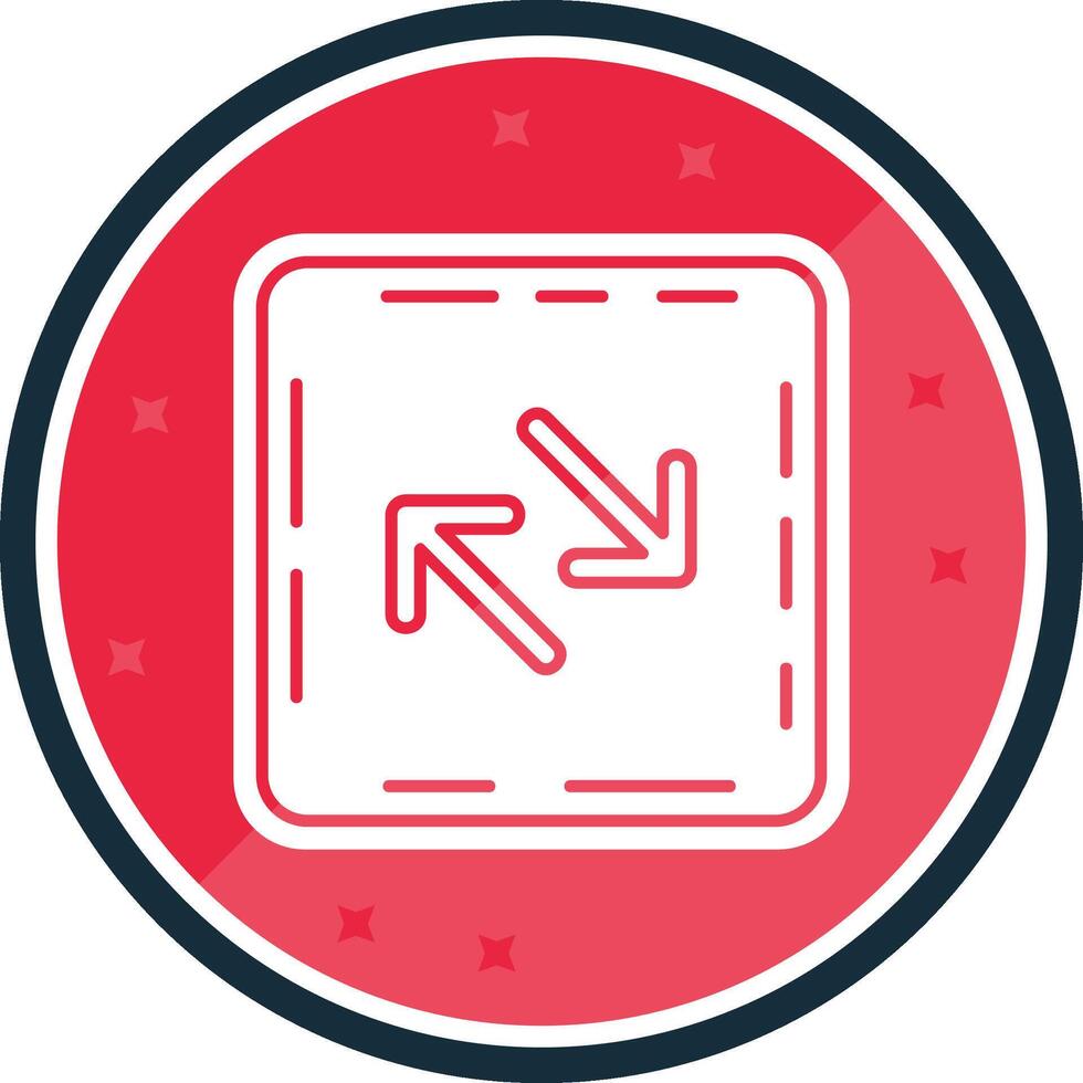 Swap Glyph verse Icon vector