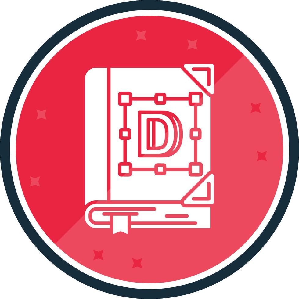 Font Glyph verse Icon vector