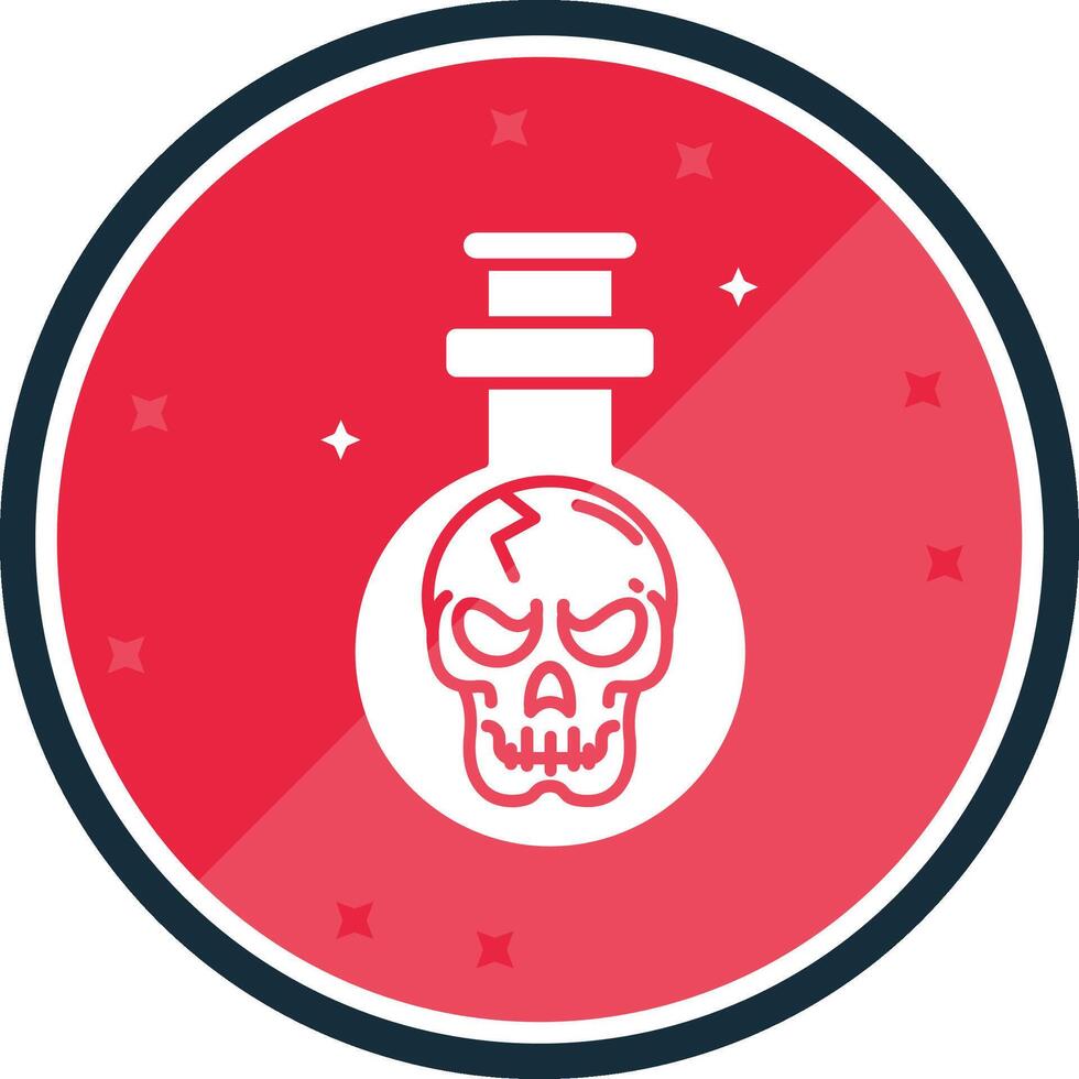 Potion Glyph verse Icon vector