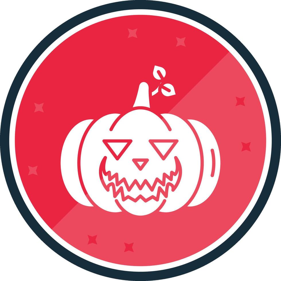 calabaza glifo verso icono vector