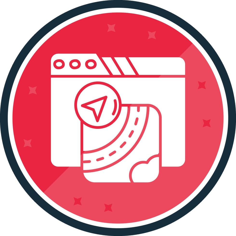 Gpu Glyph verse Icon vector
