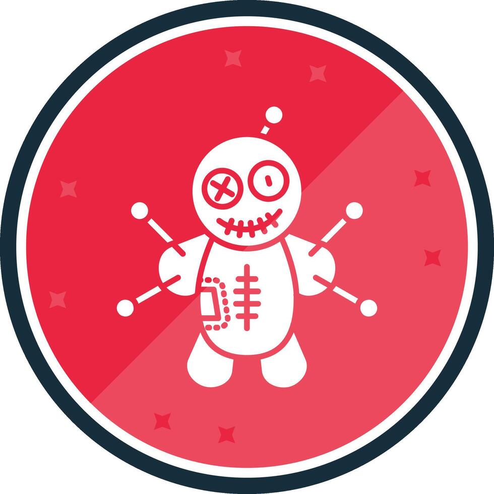 Voodoo Glyph verse Icon vector