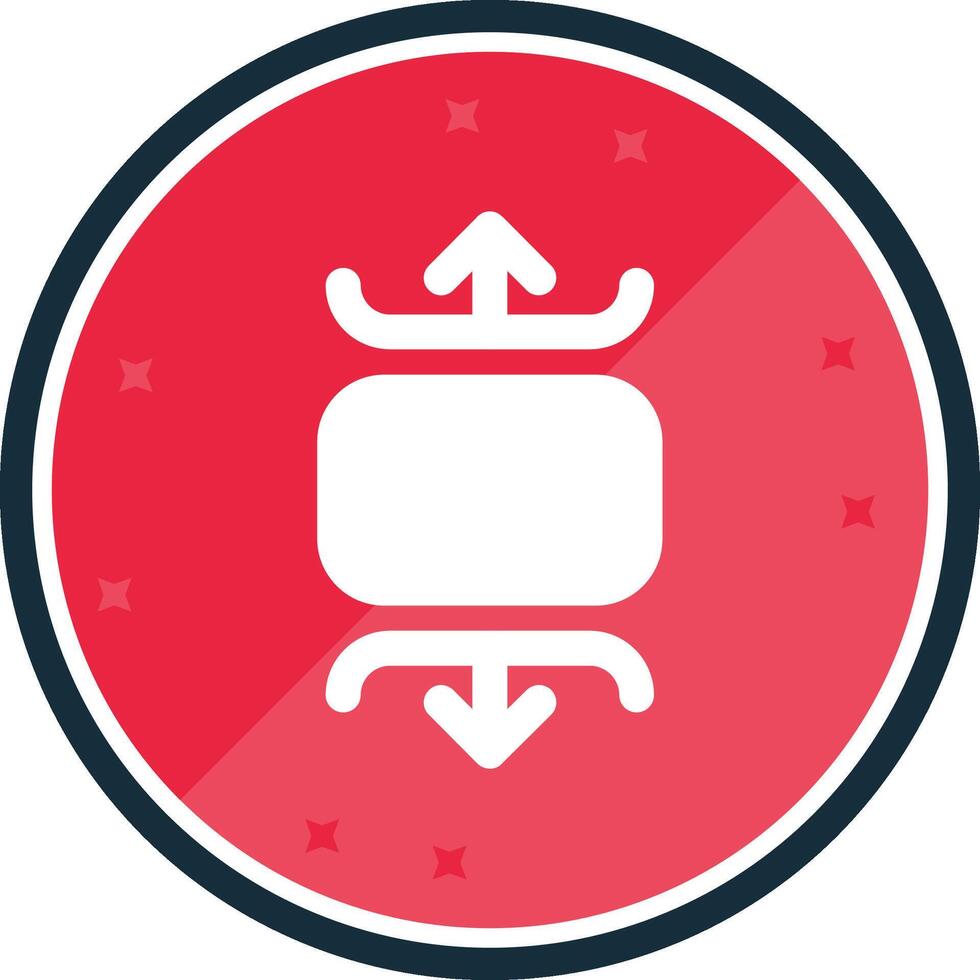 Carousel vertical Glyph verse Icon vector