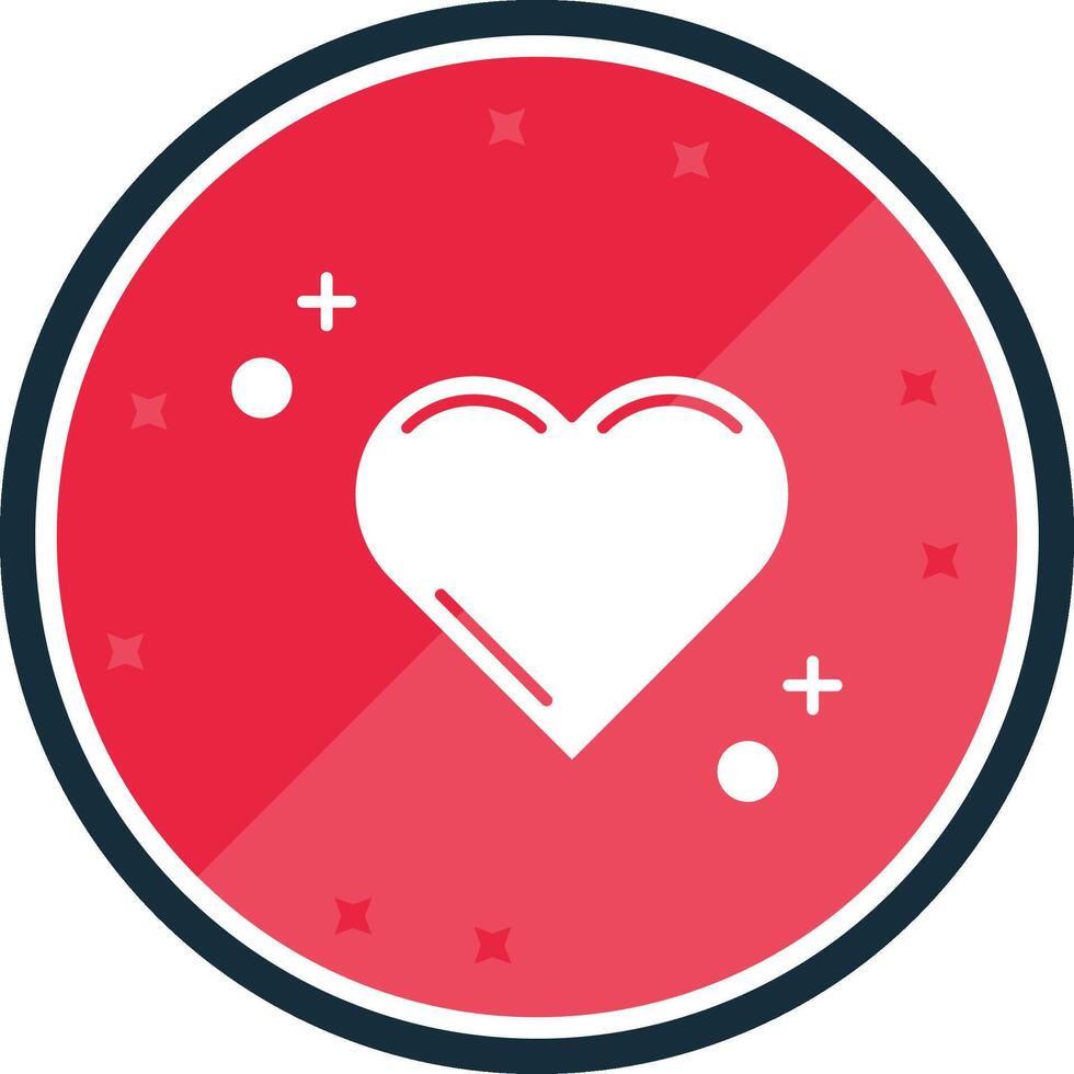 corazones glifo verso icono vector