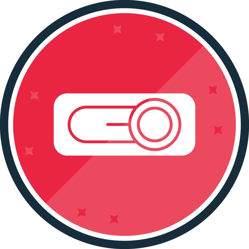 Switch Glyph verse Icon vector