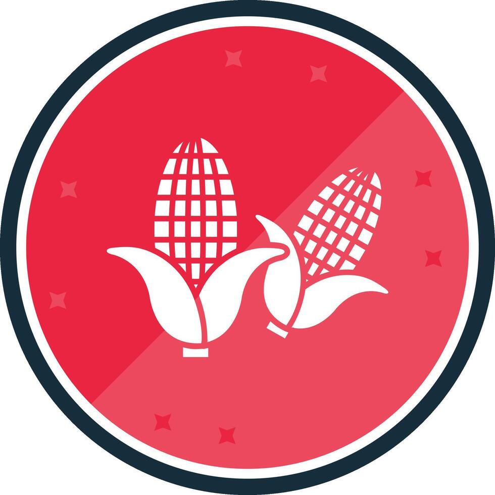 Corn Glyph verse Icon vector