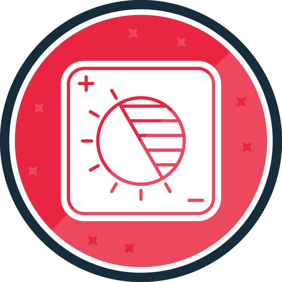 Exposure Glyph verse Icon vector