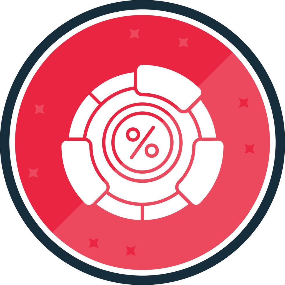 Ratio Glyph verse Icon vector