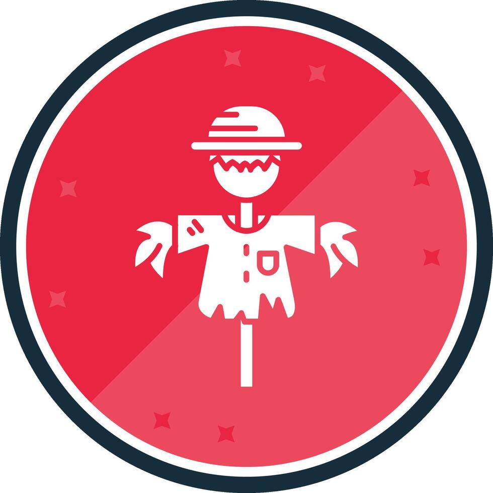 Scarecrow Glyph verse Icon vector