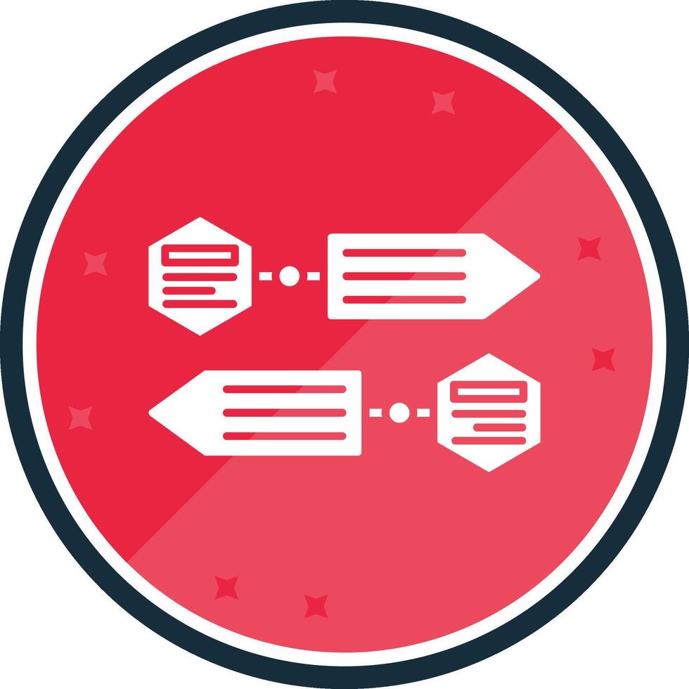 Infographic elements Glyph verse Icon vector